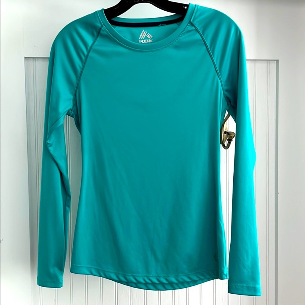 *NWOT. RBX teal long sleeve activewear top